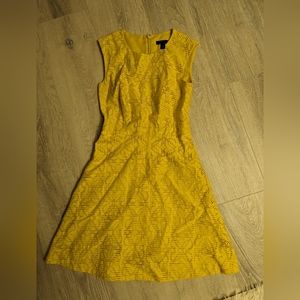 J crew yellow dress